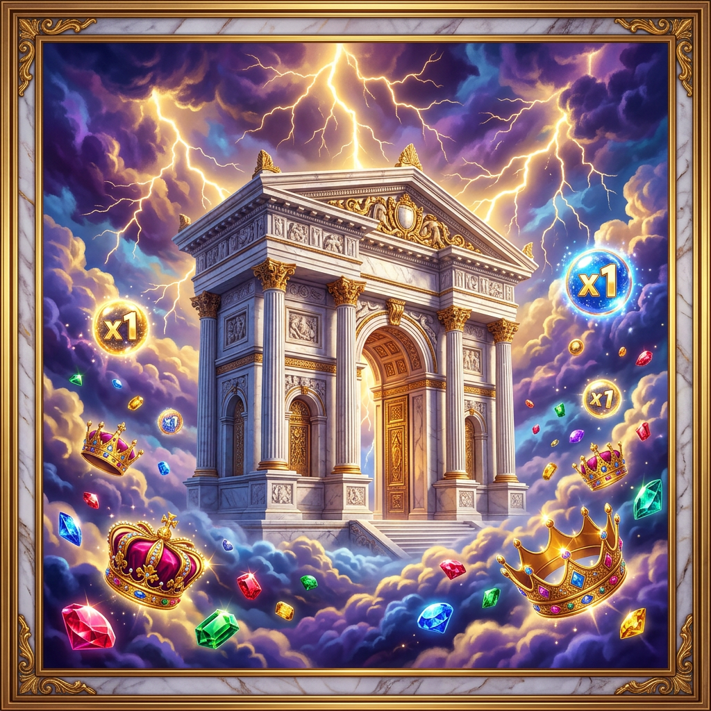 Artwork Gates of Olympus 2500 bertema mitologi yunani